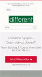 Mobile Screenshot of different.com.mx